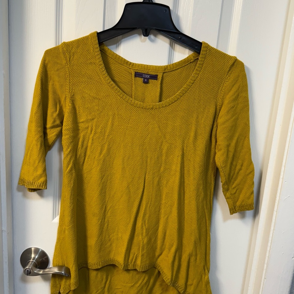 CO Mustard Yellow Women's Top